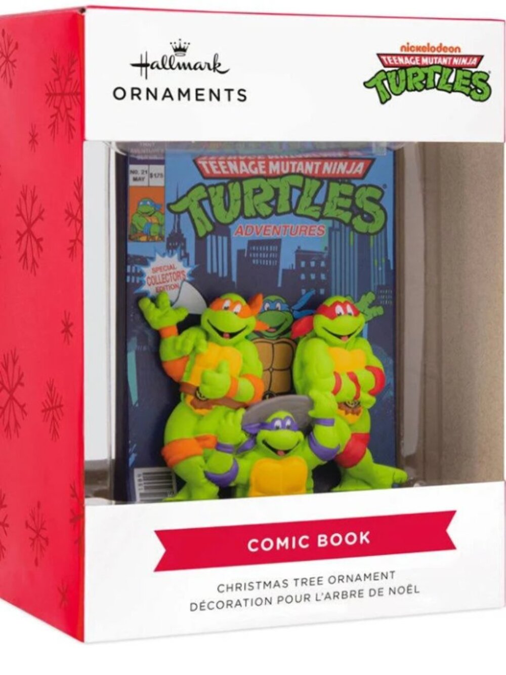 Hallmark Teenage Mutant Ninja Turtles Comic Book Christmas Ornament NEW